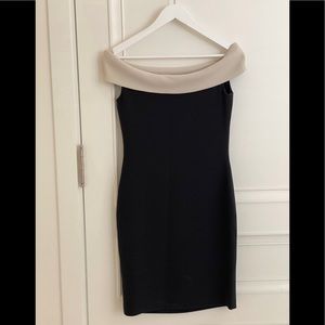 Calvin Klein Off-the-Shoulder Cocktail Dress